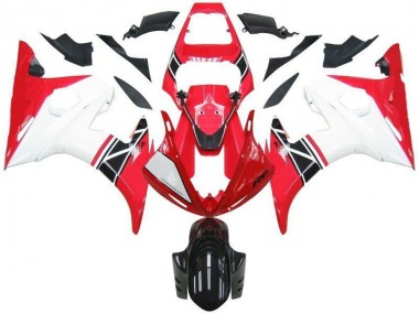 Red White Black 03-05 Yamaha YZF R6 Motorcycle Fairing
