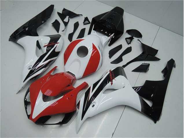Red White Black 06-07 Honda CBR1000RR Motorcycle Fairing Red White Black 06-07 Honda CBR1000RR Motorcycle Fairing