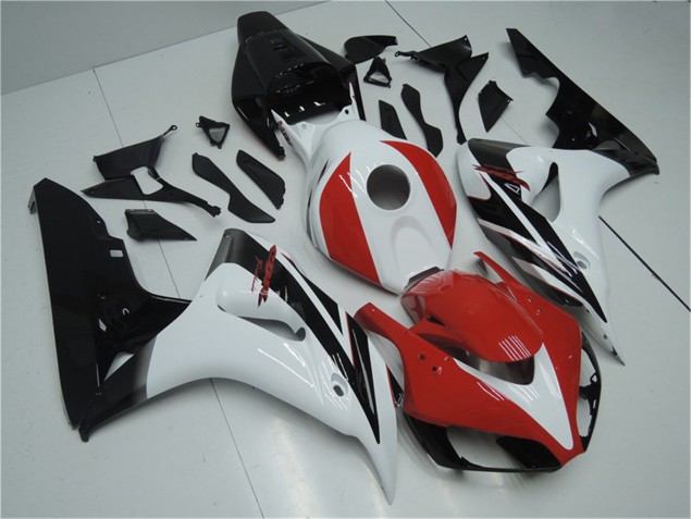 Red White Black 06-07 Honda CBR1000RR Motorcycle Fairing Red White Black 06-07 Honda CBR1000RR Motorcycle Fairing