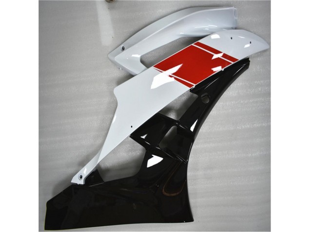 Red White Black 06-07 Yamaha YZF R6 Motorcycle Fairings Red White Black 06-07 Yamaha YZF R6 Motorcycle Fairings