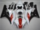 Red White Black 06-07 Yamaha YZF R6 Motorcycle Fairings Red White Black 06-07 Yamaha YZF R6 Motorcycle Fairings