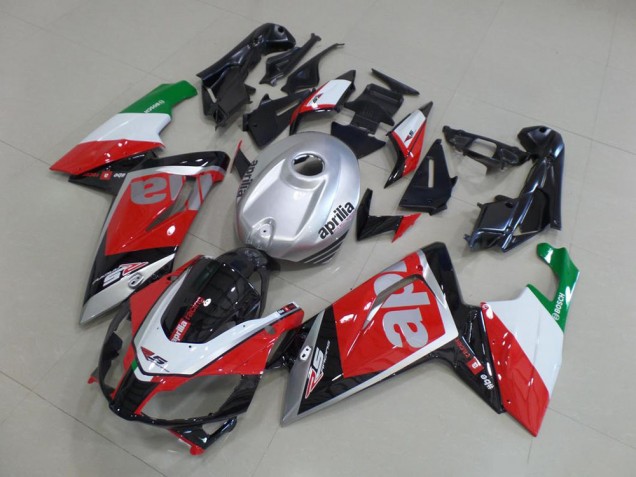 Red White Black 06-11 Aprilia RS125 Motorcycle Fairings Red White Black 06-11 Aprilia RS125 Motorcycle Fairings