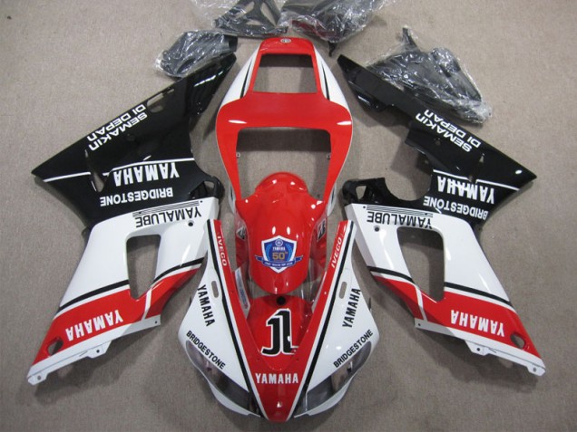 Red White Black 09-11 Yamaha YZF R1 Motorcycle Fairing Red White Black 09-11 Yamaha YZF R1 Motorcycle Fairing