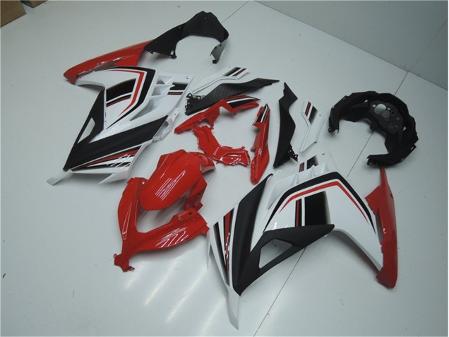 Red White Black 13-16 Kawasaki EX300 Motorcycle Fairings