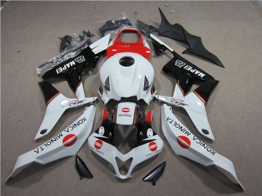 Red White Black Konica Minolta MAPEI 07-08 Honda CBR600RR Motorcycle Fairings
