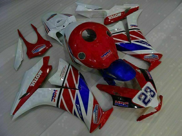 Red White Blue 23 12-16 Honda CBR1000RR Motorcycle Fairings Red White Blue 23 12-16 Honda CBR1000RR Motorcycle Fairings