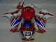 Red White Blue 23 12-16 Honda CBR1000RR Motorcycle Fairings Red White Blue 23 12-16 Honda CBR1000RR Motorcycle Fairings