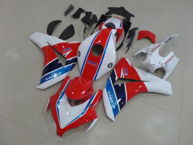 Red White Blue HRC 08-11 Honda CBR1000RR Motorcycle Fairing Red White Blue HRC 08-11 Honda CBR1000RR Motorcycle Fairing