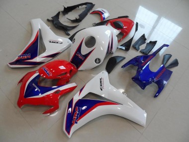 Red White Blue HRC 08-11 Honda CBR1000RR Motorcycle Fairings