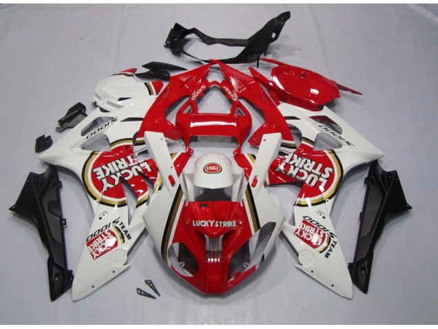 Red White Lucky Strike 09-14 BMW S1000RR Motorcycle Fairings Red White Lucky Strike 09-14 BMW S1000RR Motorcycle Fairings