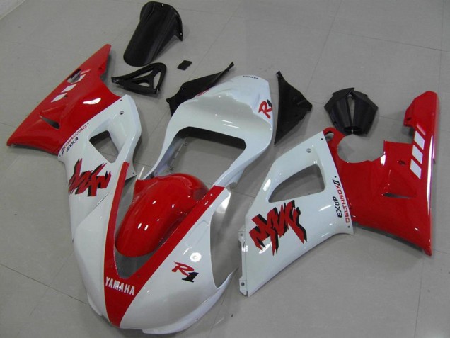 Red White Race 00-01 Yamaha YZF R1 Motorcycle Fairings Red White Race 00-01 Yamaha YZF R1 Motorcycle Fairings