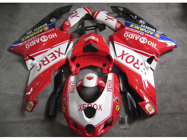 Red White Xerox 05-06 Ducati 749 Motorcycle Fairings Red White Xerox 05-06 Ducati 749 Motorcycle Fairings
