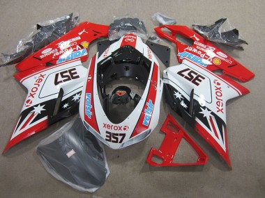 Red White Xerox 357 07-14 Ducati 1098 Motorcycle Fairings