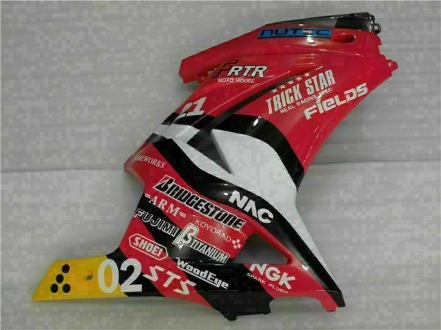 Red Yellow 08-12 Kawasaki EX250 Motorcycle Fairings Red Yellow 08-12 Kawasaki EX250 Motorcycle Fairings
