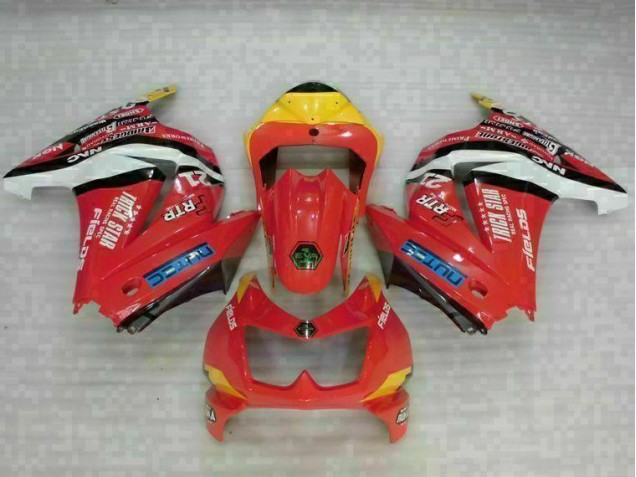 Red Yellow 08-12 Kawasaki EX250 Motorcycle Fairings Red Yellow 08-12 Kawasaki EX250 Motorcycle Fairings