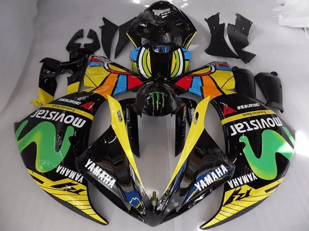 Rossi Movistar 09-11 Yamaha YZF R1 Motorcycle Fairings Rossi Movistar 09-11 Yamaha YZF R1 Motorcycle Fairings
