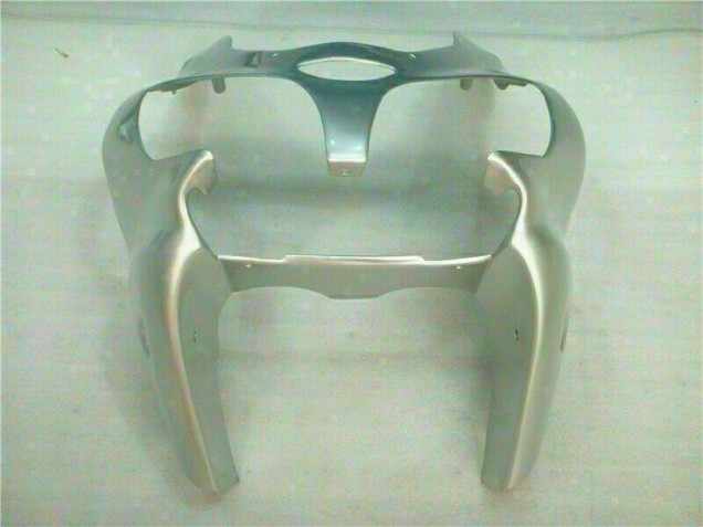 Silver 00-02 Kawasaki ZX6R Motorcycle Fairings Silver 00-02 Kawasaki ZX6R Motorcycle Fairings