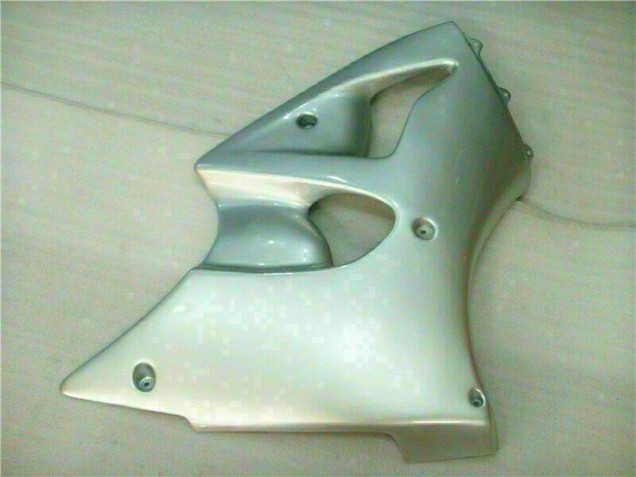 Silver 00-02 Kawasaki ZX6R Motorcycle Fairings Silver 00-02 Kawasaki ZX6R Motorcycle Fairings