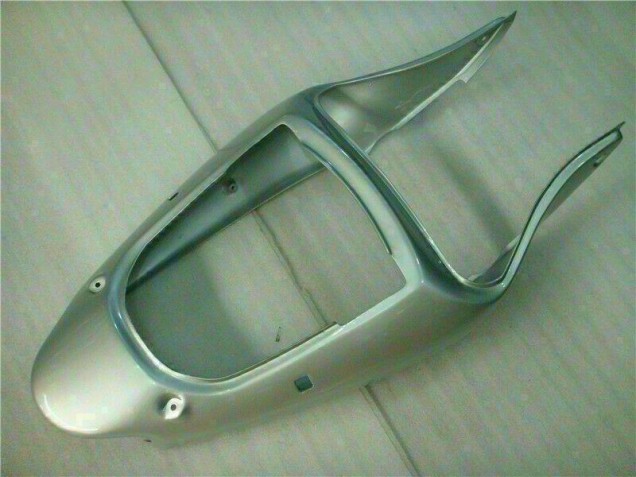 Silver 00-02 Kawasaki ZX6R Motorcycle Fairings Silver 00-02 Kawasaki ZX6R Motorcycle Fairings