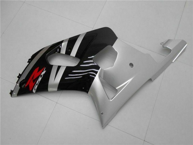 Silver 01-03 Suzuki GSXR 600/750 Motorcycle Fairings