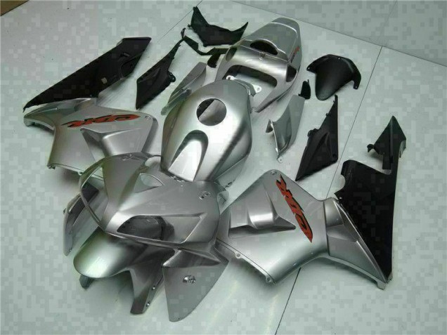 Silver 05-06 Honda CBR600RR Motorcycle Fairings
