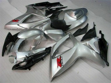 Silver 06-07 Suzuki GSXR 600/750 Motorcycle Fairings