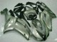 Silver 07-08 Kawasaki ZX6R Motorcycle Fairings