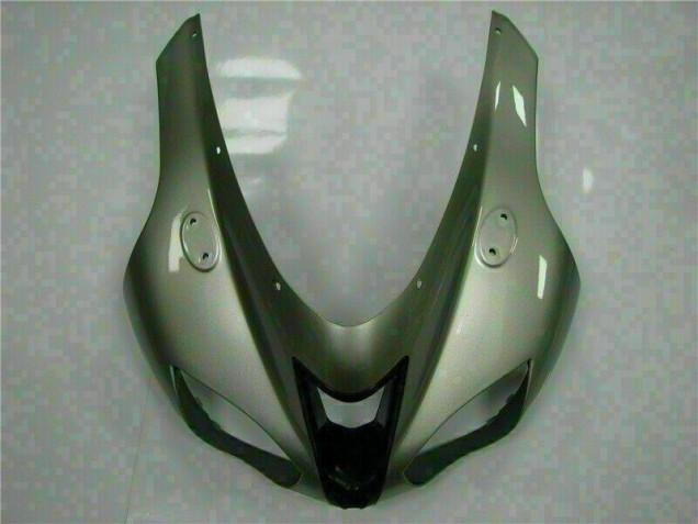 Silver 07-08 Kawasaki ZX6R Motorcycle Fairings