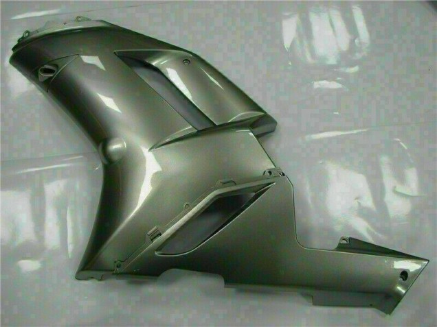 Silver 07-08 Kawasaki ZX6R Motorcycle Fairings