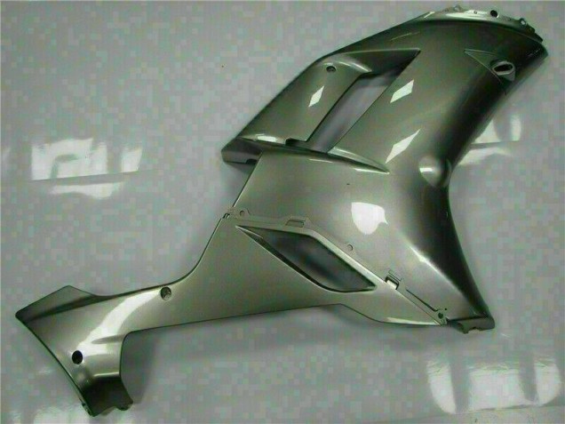 Silver 07-08 Kawasaki ZX6R Motorcycle Fairings