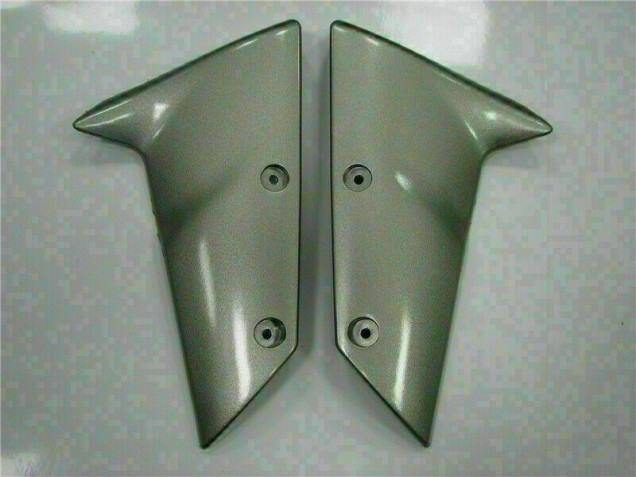 Silver 07-08 Kawasaki ZX6R Motorcycle Fairings
