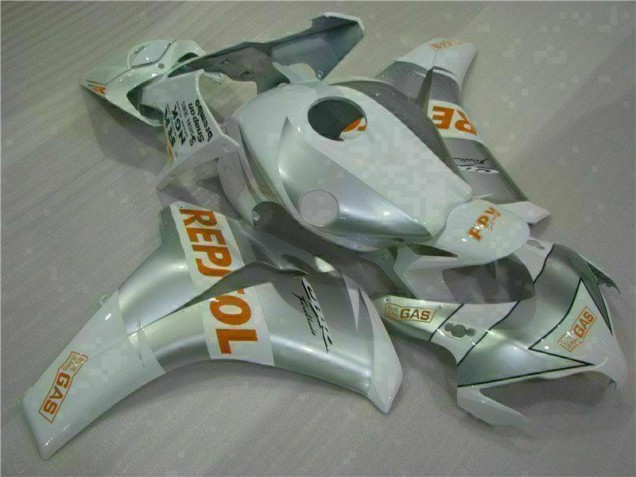 Silver 08-11 Honda CBR1000RR Motorcycle Fairings Silver 08-11 Honda CBR1000RR Motorcycle Fairings