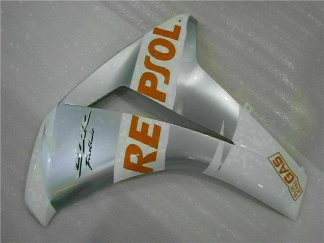 Silver 08-11 Honda CBR1000RR Motorcycle Fairings Silver 08-11 Honda CBR1000RR Motorcycle Fairings