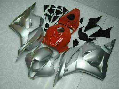 Silver 09-12 Honda CBR600RR Motorcycle Fairings