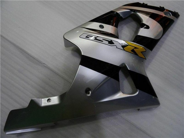 Silver Black 00-02 Suzuki GSXR 1000 Motorcycle Fairings