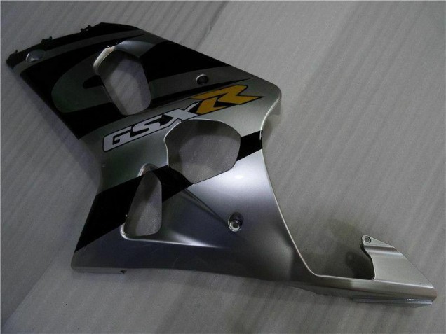 Silver Black 00-02 Suzuki GSXR 1000 Motorcycle Fairings