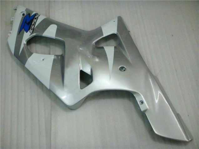 Silver Black 01-03 Suzuki GSXR 600/750 Motorcycle Fairing Silver Black 01-03 Suzuki GSXR 600/750 Motorcycle Fairing