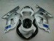 Silver Black 01-03 Suzuki GSXR 600/750 Motorcycle Fairing Silver Black 01-03 Suzuki GSXR 600/750 Motorcycle Fairing