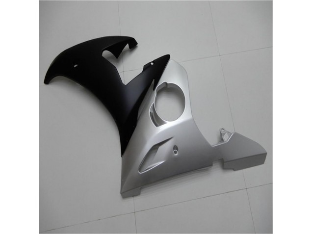 Silver Black 03-05 Yamaha YZF R6 Motorcycle Fairings Silver Black 03-05 Yamaha YZF R6 Motorcycle Fairings