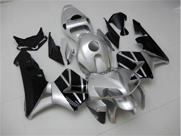 Silver Black 05-06 Honda CBR600RR Motorcycle Fairings Silver Black 05-06 Honda CBR600RR Motorcycle Fairings