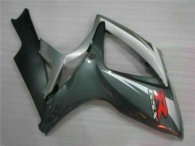Silver Black 06-07 Suzuki GSXR 600/750 Motorcycle Fairings