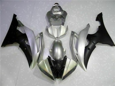 Silver Black 08-16 Yamaha YZF R6 Motorcycle Fairings