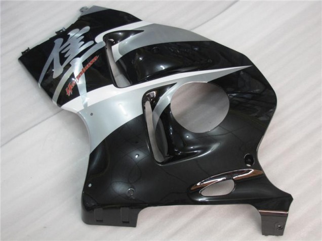 Silver Black 96-07 Suzuki GSXR 1300 Hayabusa Motorcycle Fairings