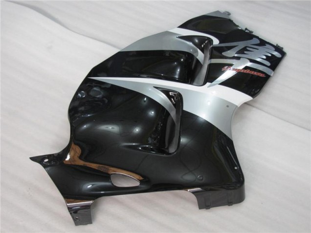 Silver Black 96-07 Suzuki GSXR 1300 Hayabusa Motorcycle Fairings
