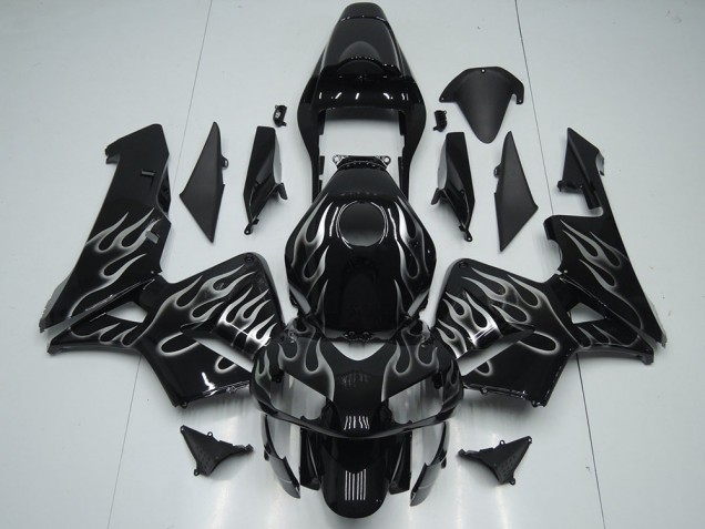 Silver Flame 05-06 Honda CBR600RR Motorcycle Fairings