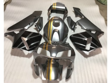 Silver Gold Black 03-04 Honda CBR600RR Motorcycle Fairings