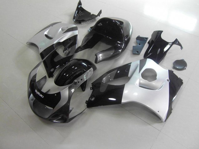 Silver Grey No Decals 96-00 Suzuki GSXR 600 Motorcycle Fairings Silver Grey No Decals 96-00 Suzuki GSXR 600 Motorcycle Fairings
