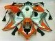 Silver Orange 08-11 Honda CBR1000RR Motorcycle Fairings Silver Orange 08-11 Honda CBR1000RR Motorcycle Fairings
