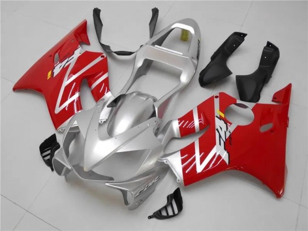 Silver Red 01-03 Honda CBR600 F4i Motorcycle Fairings Silver Red 01-03 Honda CBR600 F4i Motorcycle Fairings