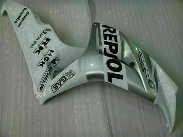 Silver Repsol 04-05 Honda CBR1000RR Motorcycle Fairing Silver Repsol 04-05 Honda CBR1000RR Motorcycle Fairing